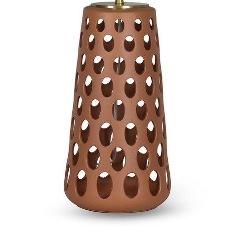 Kelvin Column Cut-Out Drum Table Lamp Modern Accent