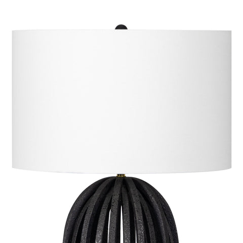 Accent Modern Column Table Lamp Drum Shape