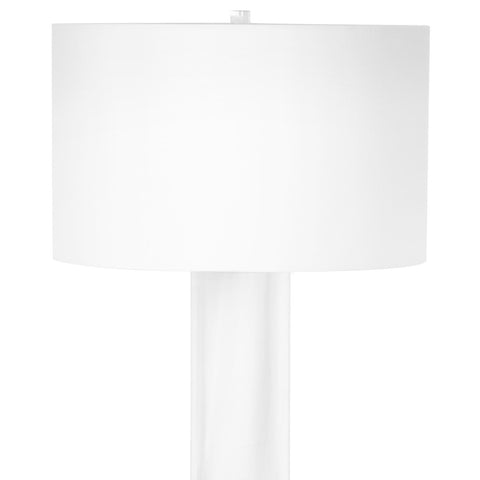 Sissie Column Accent Table Lamp with Scallop Trim