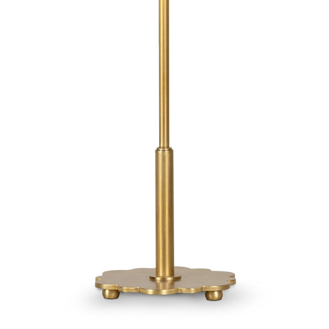 Daisy Accent Modern Column Table Lamp with Contrast Trim