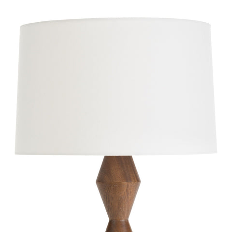 Accent Buffet Drum Table Lamp Mid Century Modern