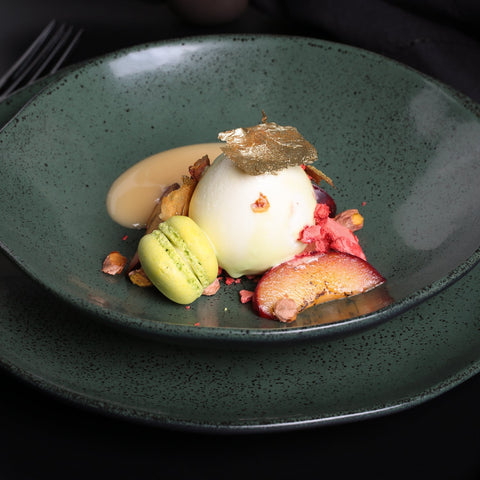 Porto Brasil Porto Brasil Everyday Organic Abstract Stoneware Salad Bowl - Set of 6