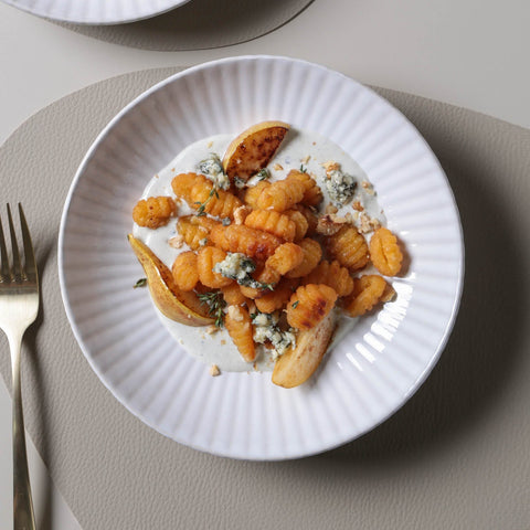 Porto Brasil Minimalist Handmade Glazed Stoneware Salad Bowl - Set of 6