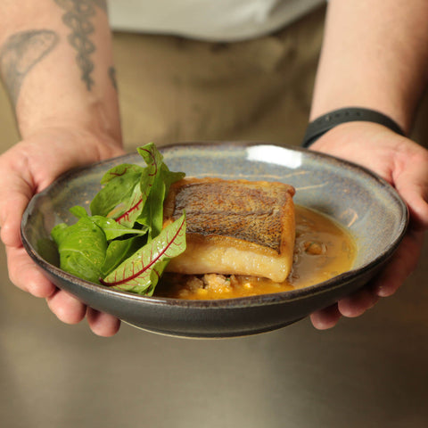 Porto Brasil Porto Brasil Everyday Organic Abstract Stoneware Salad Bowl - Set of 6