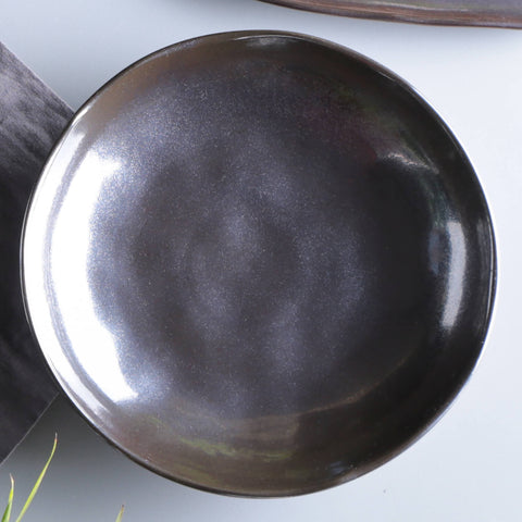 Porto Brasil Modern Abstract Glazed Stoneware Salad Bowl - Set of 6