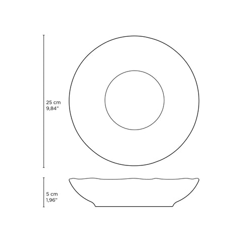 Everyday Abstract Glazed Stoneware Bowl Set