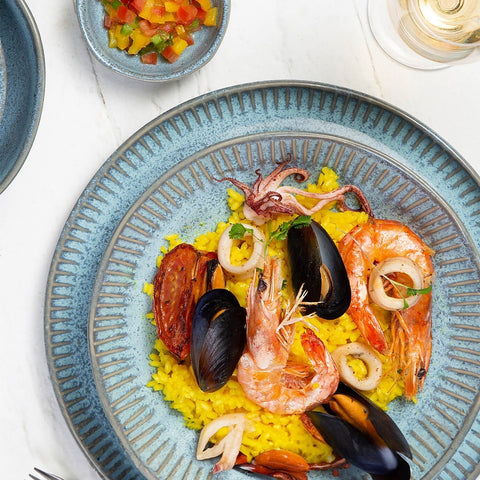 Porto Brasil Porto Brasil Everyday Organic Abstract Glazed Salad Bowl - Set of 6