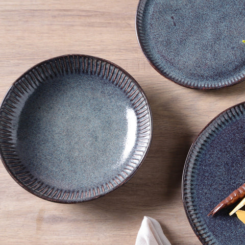 Porto Brasil Porto Brasil Everyday Organic Abstract Stoneware Salad Bowl - Set of 6