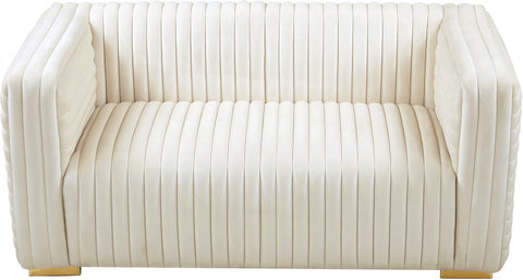 Ravish Timeless Minimalist Velvet Loveseat Sofa