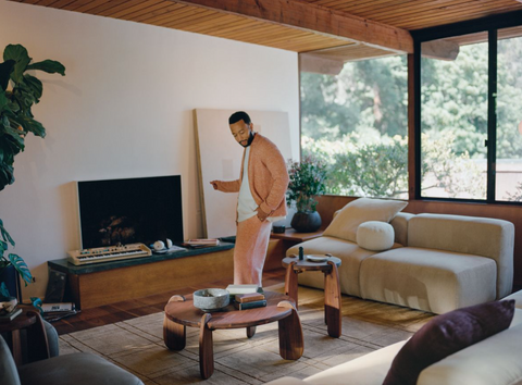 Rove Concepts Nature-Driven Modernist Orb Minimalist Wood Accent Table - 22 W