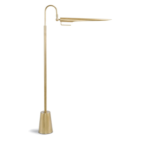 Raven Accent Modern Task Floor Lamp with Adjustable Head