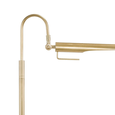 Raven Accent Modern Task Floor Lamp with Adjustable Head