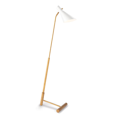 Spyder Sleek Modern Conical Floor Lamp