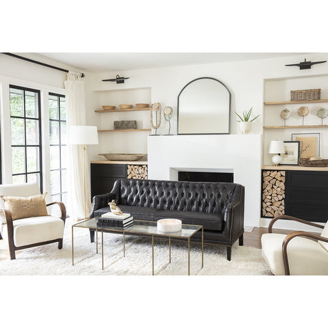 Fisher Accent Stick Floor Lamp Elegant Modern Drum