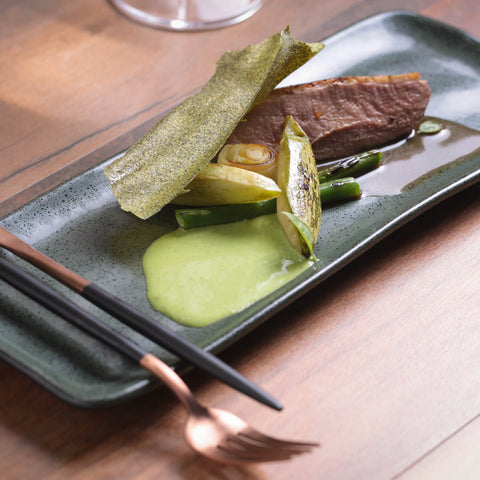 Porto Brasil Porto Brasil Everyday Abstract Modern Glazed Serving Platter - Set of 4