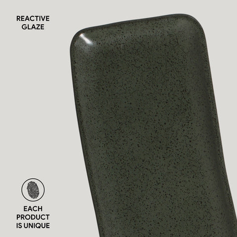 Porto Brasil Porto Brasil Everyday Abstract Modern Glazed Serving Platter - Set of 4