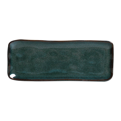 Porto Brasil Modern Abstract Hand Finished Stoneware Serving Platter - Set of 4