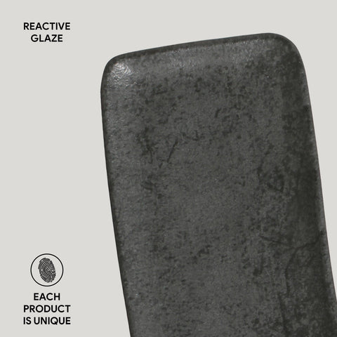 Porto Brasil Porto Brasil Everyday Abstract Hand Finished Stoneware Serving Platter - Set of 4