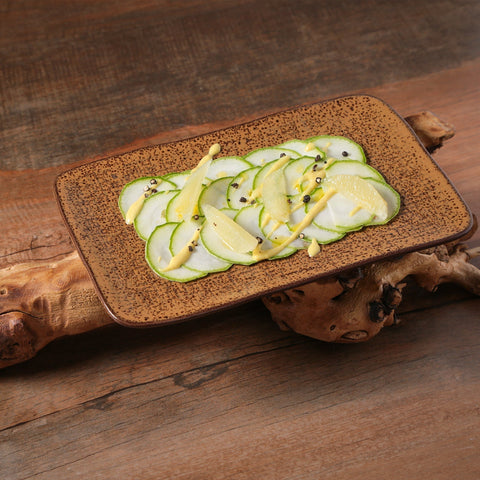 Porto Brasil Porto Brasil Everyday Organic Abstract Stoneware Serving Platter - Set of 4