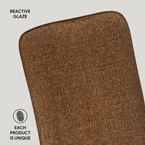 Porto Brasil Porto Brasil Everyday Organic Abstract Stoneware Serving Platter - Set of 4