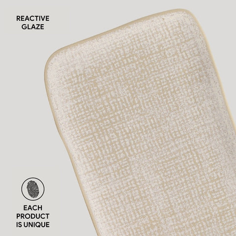 Porto Brasil Porto Brasil Everyday Abstract Glazed Stoneware Serving Platter - Set of 4