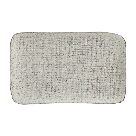 Porto Brasil Modern Abstract Hand Finished Glazed Stoneware Serving Platter - Set of 4