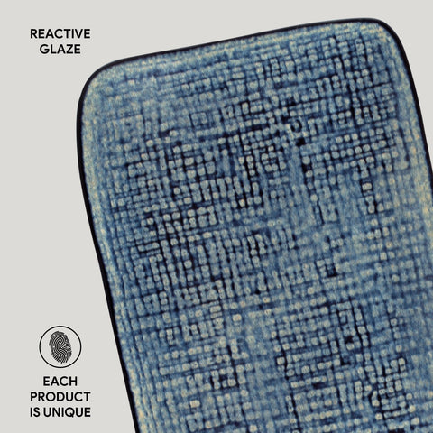 Porto Brasil Porto Brasil Everyday Modern Abstract Stoneware Serving Platter - Set of 4