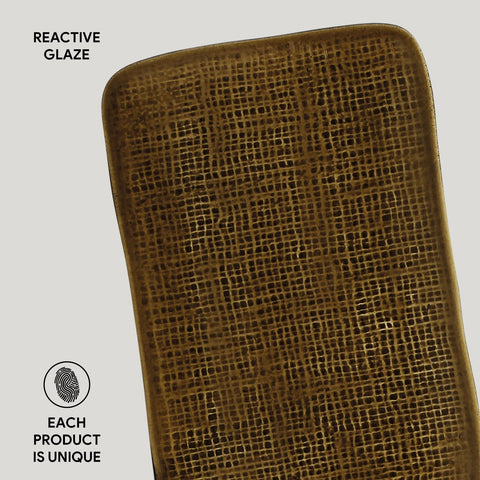 Porto Brasil Porto Brasil Decorated Organic Hand Finished Serving Platter - Set of 4