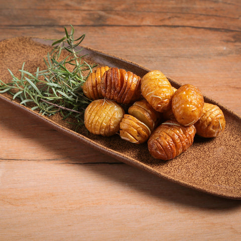 Porto Brasil Organic Abstract Hand Finished Glazed Stoneware Serving Platter - Set of 4