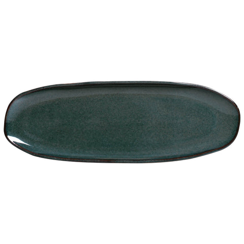 Porto Brasil Organic Abstract Stoneware Serving Platter Set - Set of 4