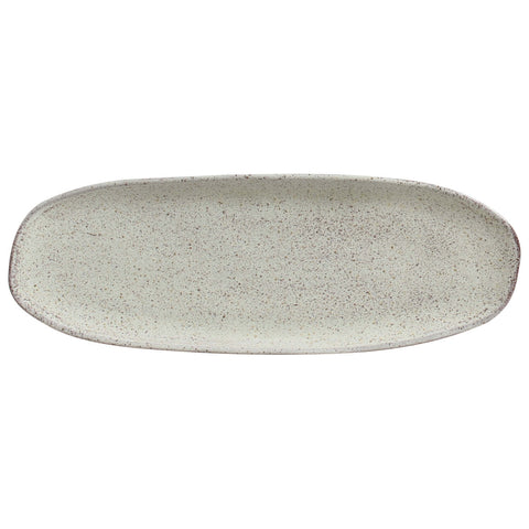 Porto Brasil Minimalist Abstract Stoneware Serving Platter Hand Finished - Set of 4