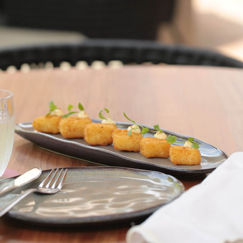 Porto Brasil Porto Brasil Everyday Organic Abstract Glazed Serving Platter - Set of 4