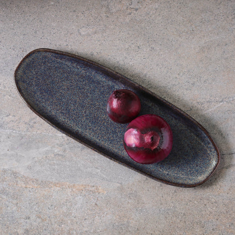 Porto Brasil Porto Brasil Everyday Abstract Glazed Stoneware Serving Platter - Set of 4