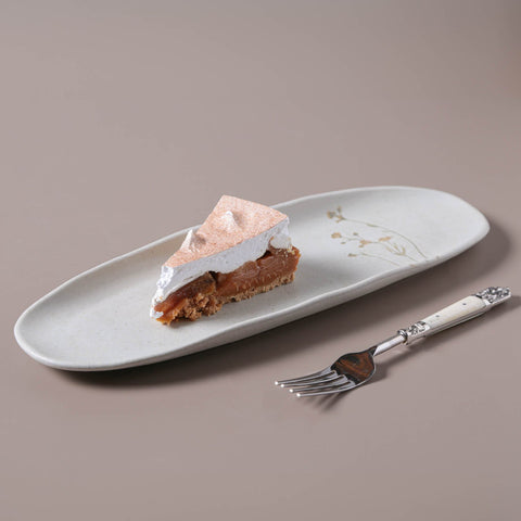 Porto Brasil Porto Brasil Organic Decorated Stoneware Serving Platter - Set of 4