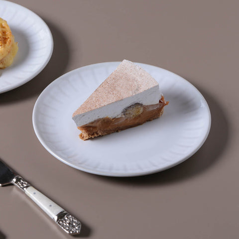 Porto Brasil Everyday Minimalist Glazed Stoneware Dessert Plate Set - Set of 6