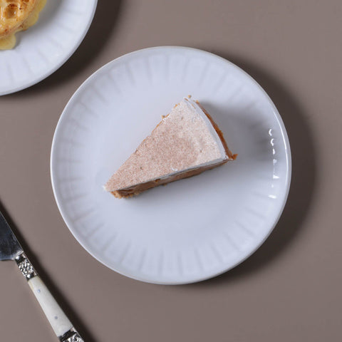 Porto Brasil Everyday Minimalist Glazed Stoneware Dessert Plate Set - Set of 6