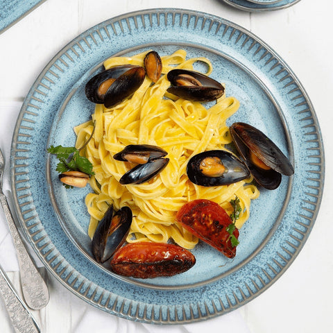 Porto Brasil Everyday Handmade Glazed Stoneware Plate Set - Set of 6