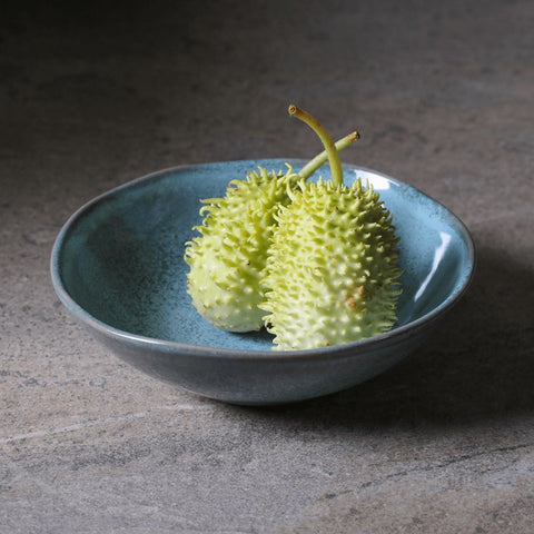 Porto Brasil Everyday Handmade Abstract Glazed Stoneware Bowl Set - Set of 6