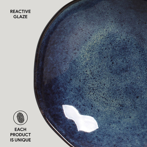 Porto Brasil Everyday Handmade Glazed Stoneware Bowl Set - Set of 6