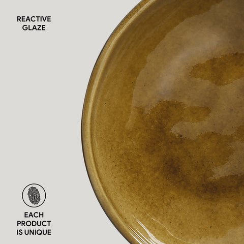 Porto Brasil Everyday Handmade Organic Stoneware Glazed Bowl Set - Set of 6