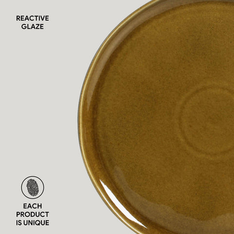 Everyday Organic Glazed Stoneware Dessert Plate Set