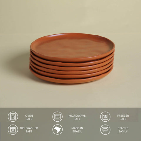 Everyday Minimalist Handmade Stoneware Plate Set