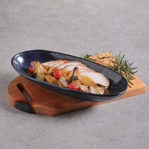 Porto Brasil Porto Brasil Everyday Abstract Stoneware Serving Platter - Set of 4