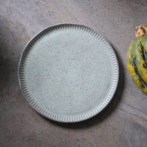 Everyday Organic Scandinavian Handmade Glazed Stoneware Plate Set