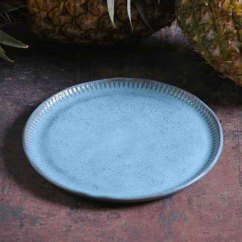 Porto Brasil Everyday Abstract Glazed Stoneware Dessert Plate Set - Set of 6