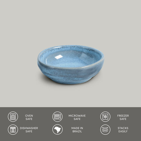 Porto Brasil Everyday Handmade Abstract Glazed Stoneware Bowl Set - Set of 6
