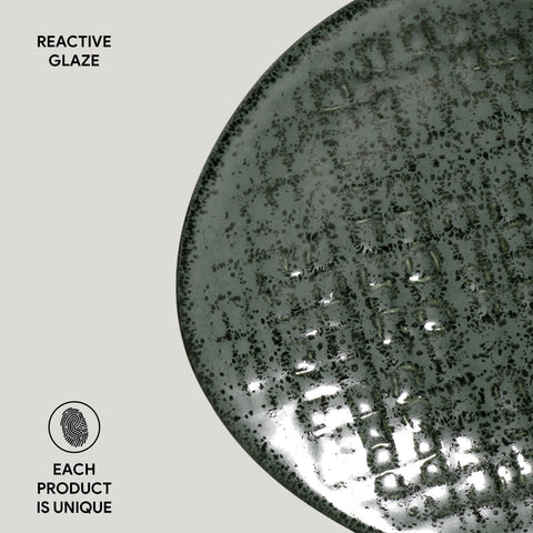 Porto Brasil Everyday Organic Abstract Handmade Glazed Bowl Set - Set of 6