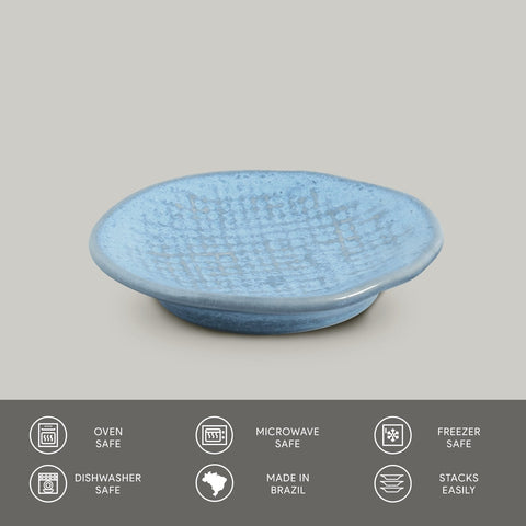 Porto Brasil Everyday Organic Abstract Glazed Stoneware Bowl Set - Set of 6