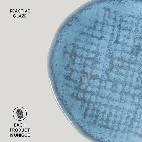 Porto Brasil Everyday Organic Abstract Glazed Stoneware Bowl Set - Set of 6