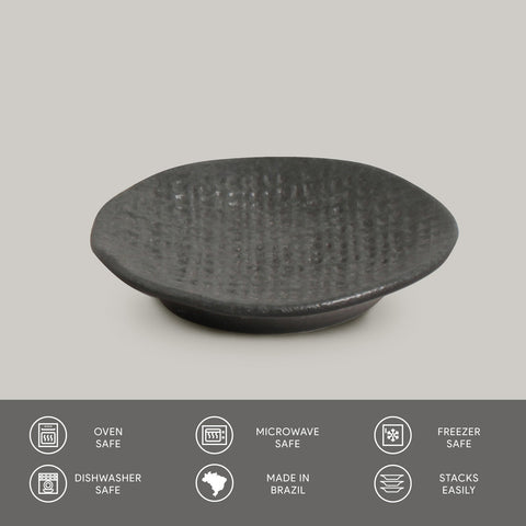 Porto Brasil Everyday Organic Embossed Stoneware Bowl Set - Set of 6